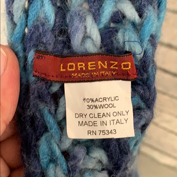 Lorenzo Wool Blend Scarf - Picture 3 of 8